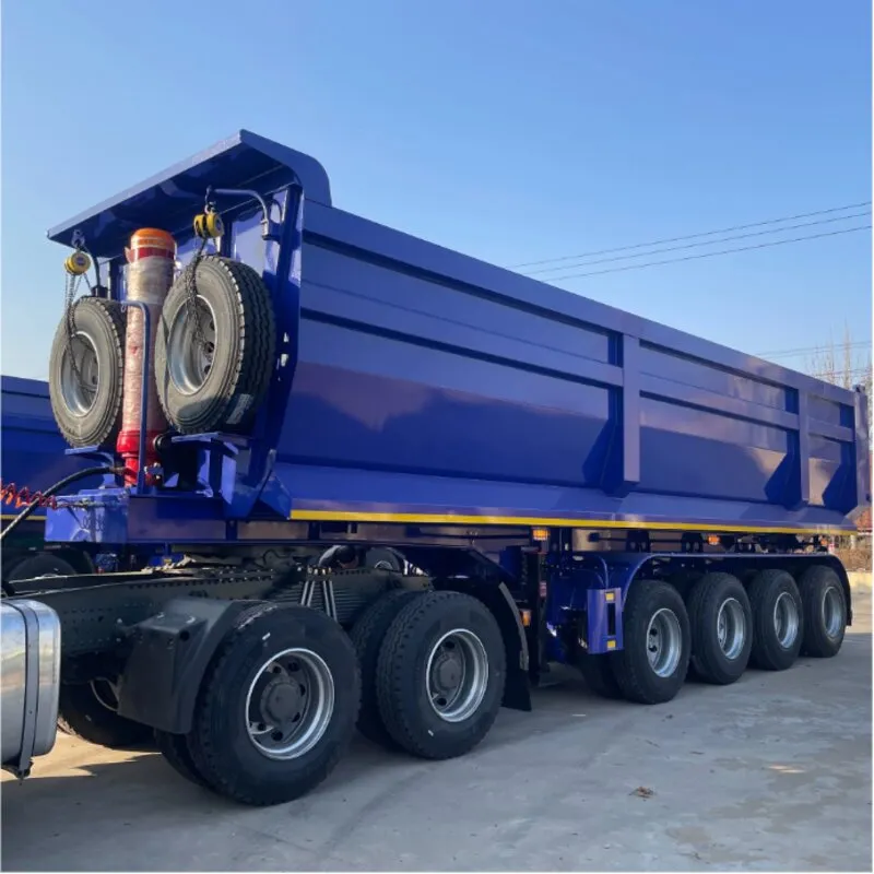 U-টাইপ রিয়ার টিপার কার্গো ট্রেলার